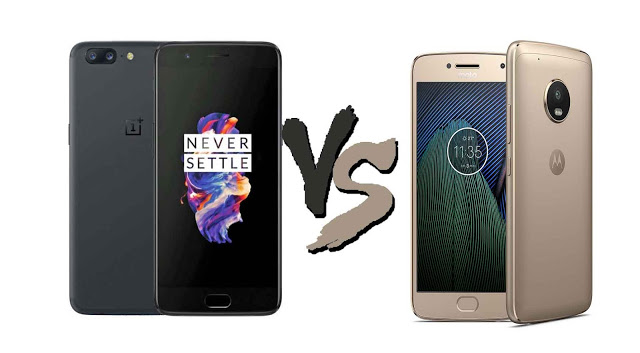 OnePlus 5 VS Moto G5 Plus
