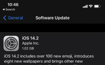 iOS 14.2 update